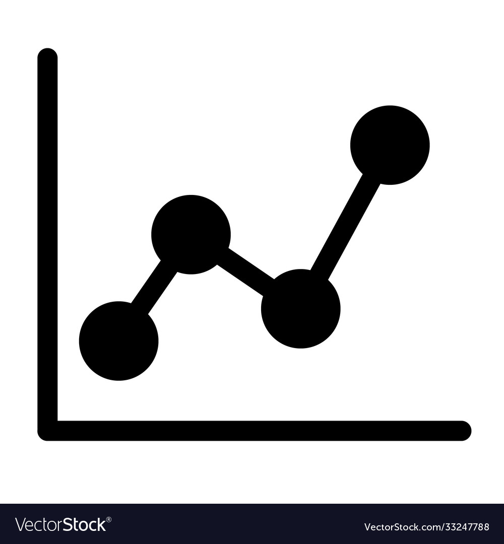 Diagram graphs icon on white background