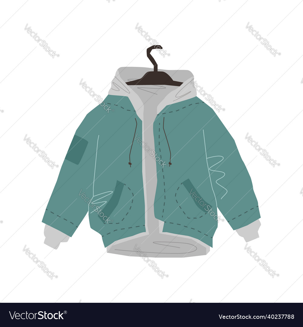 Isolated image with an element of warm clothing