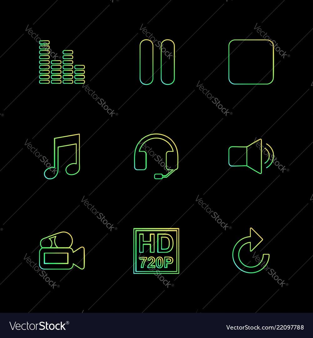 Multimedia play pause volume sound microphone