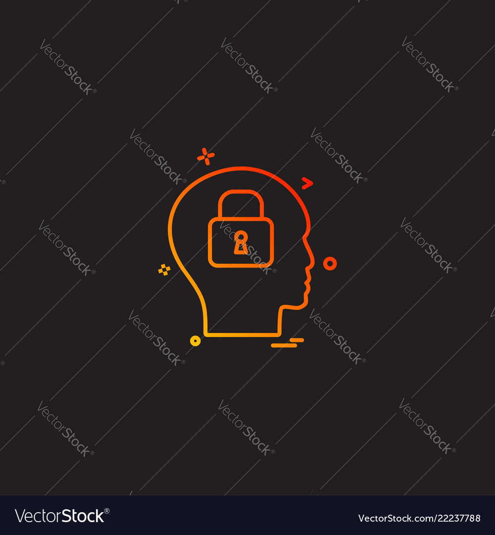 Password and security icon design vector image Password and security icon design