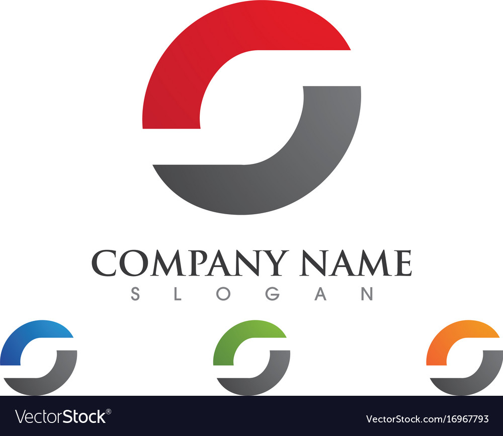 Business corporate s letter logo design Royalty Free Vector