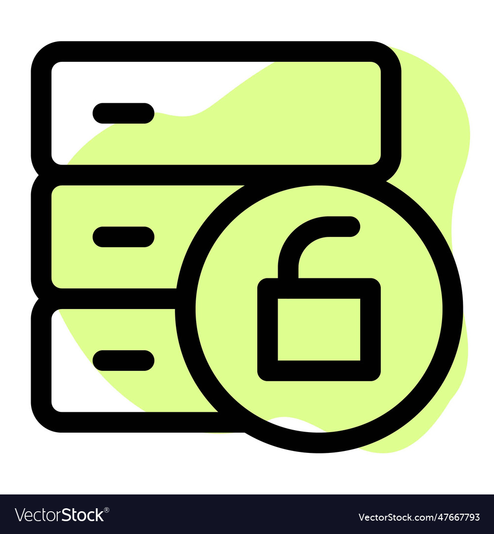 Database unlocked attack on information