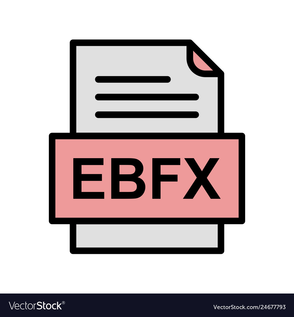 Ebfx file document icon