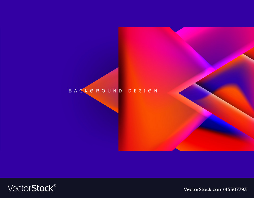 Futuristic triangle abstract background Royalty Free Vector