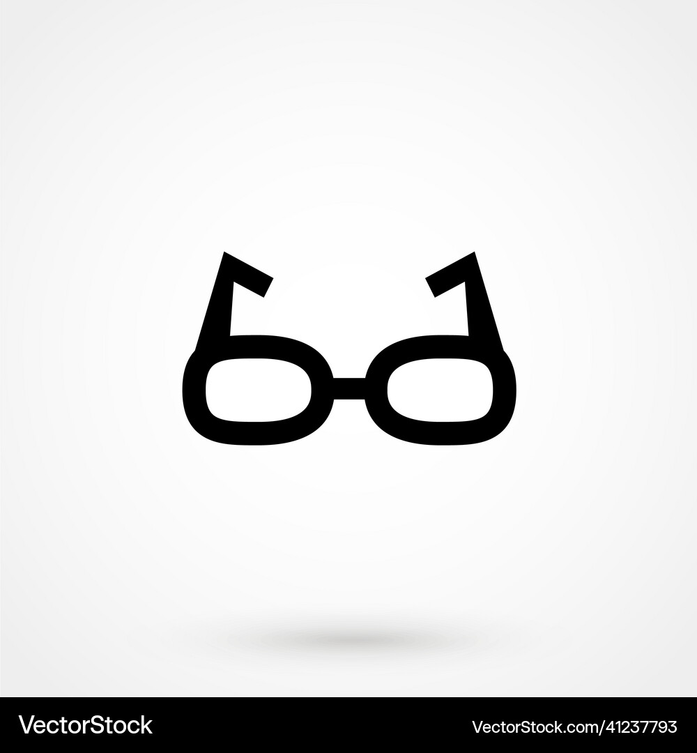 Glasses icon Royalty Free Vector Image - VectorStock