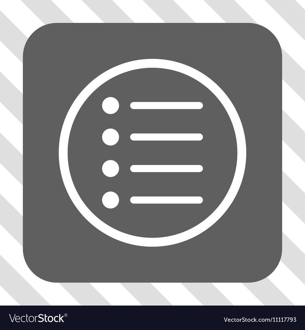 Items rounded square button