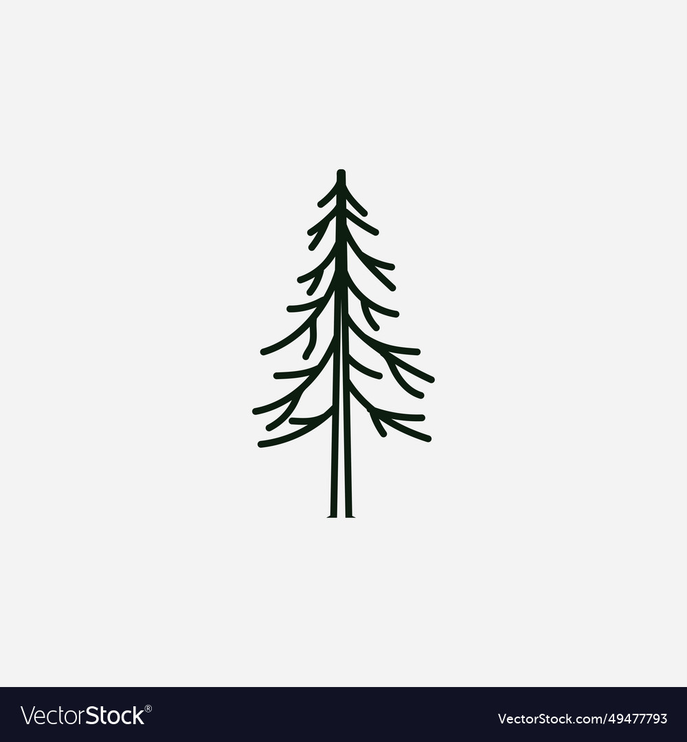 Pine tree logo design