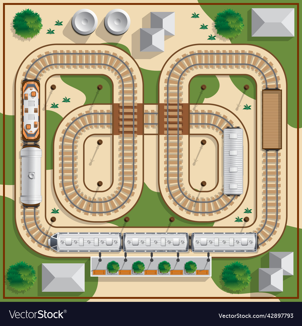 Railway Royalty Free Vector Image - VectorStock