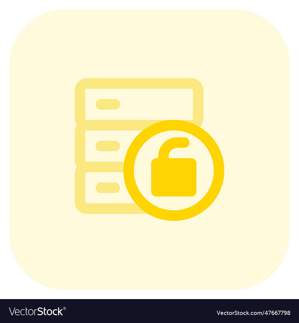 Database unlocked attack on information