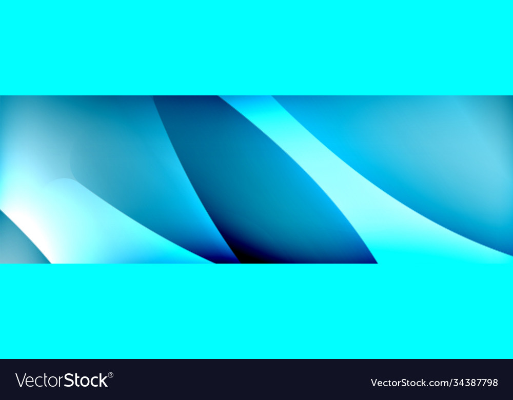 Fluid gradient neon color waves abstract Vector Image Fluid gradient neon color waves abstract