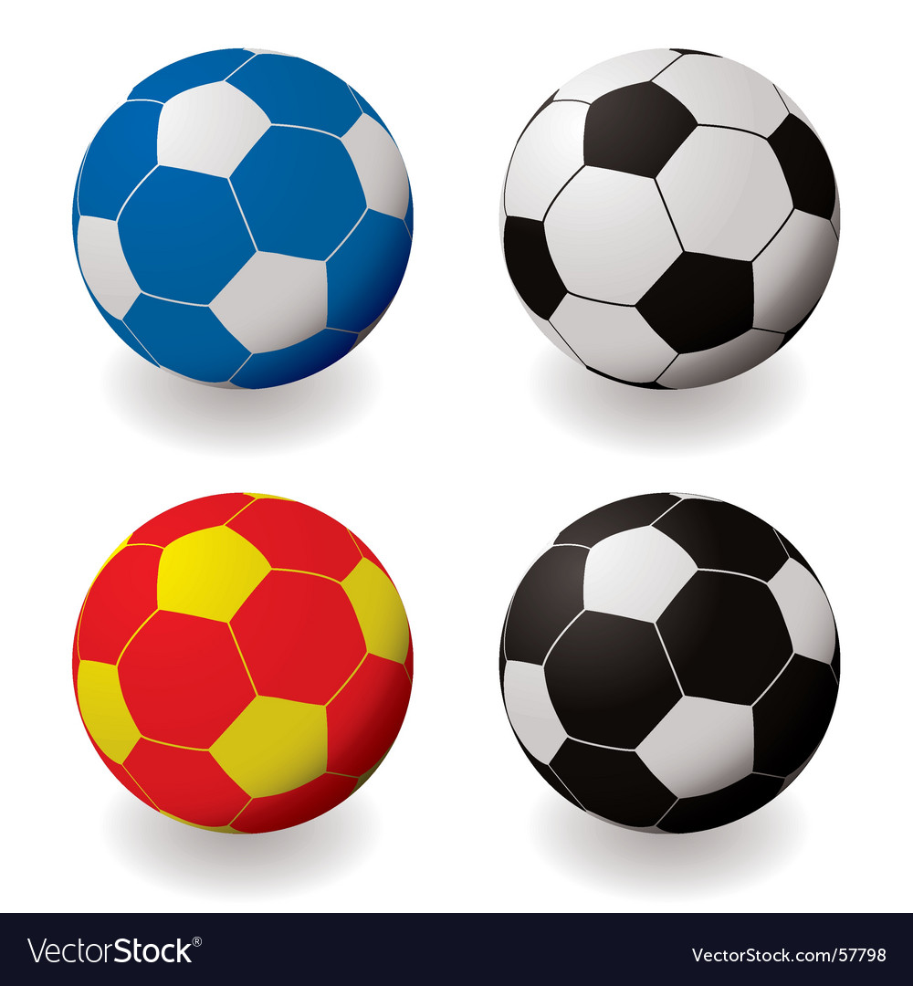 Football variation Royalty Free Vector Image VectorStock