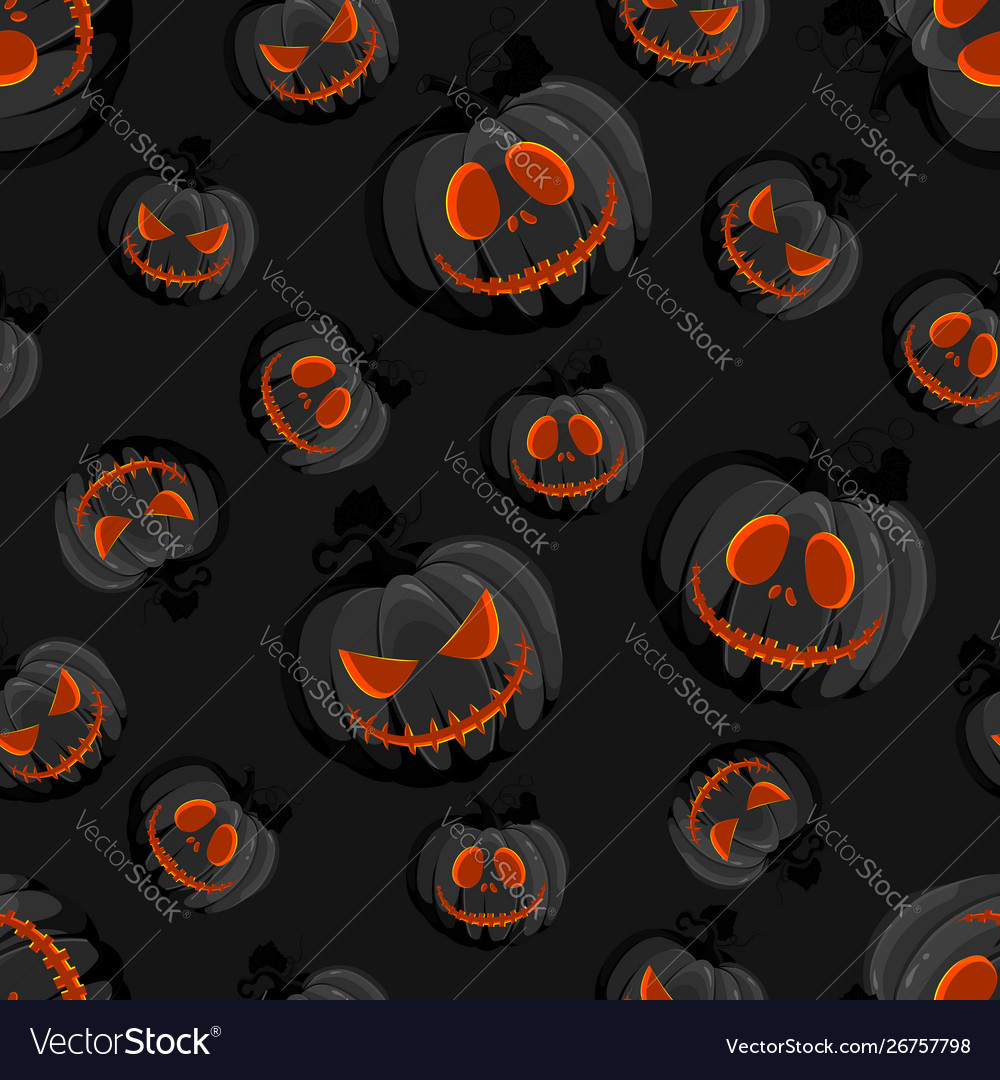 Halloween Jack-o'-Lantern Pumpkin Pattern