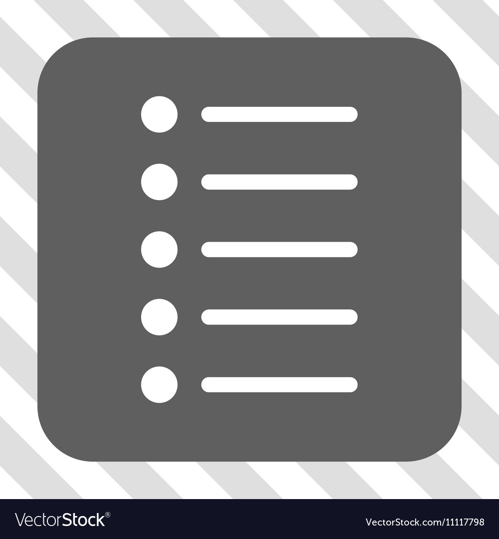 Items rounded square button