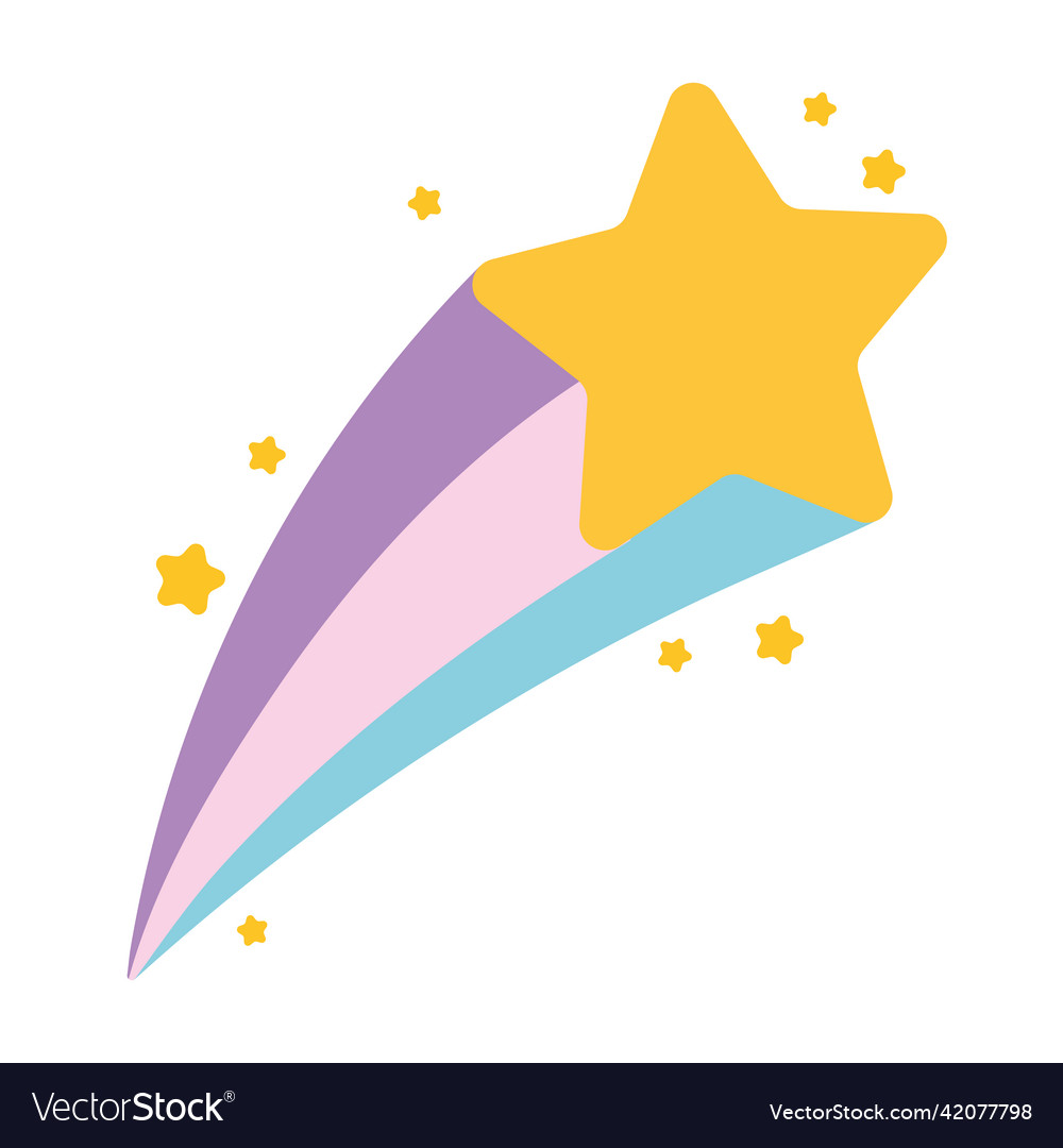 Shooting Star Cartoon Image