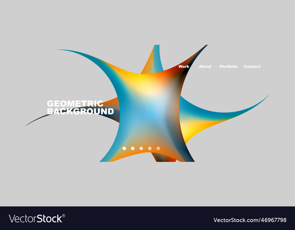 Trendy simple circle gradient abstract background