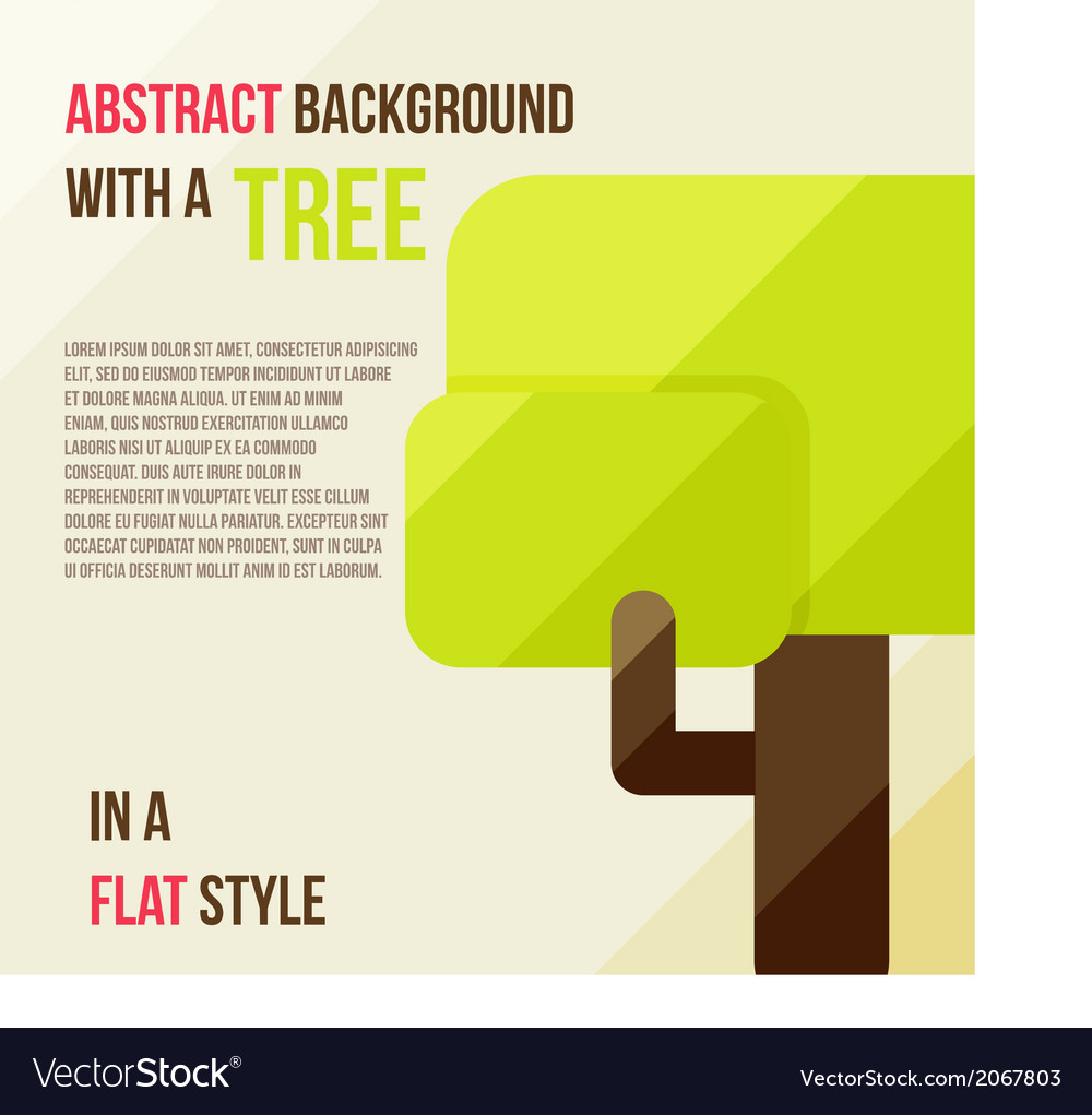 Abstract background with a tree