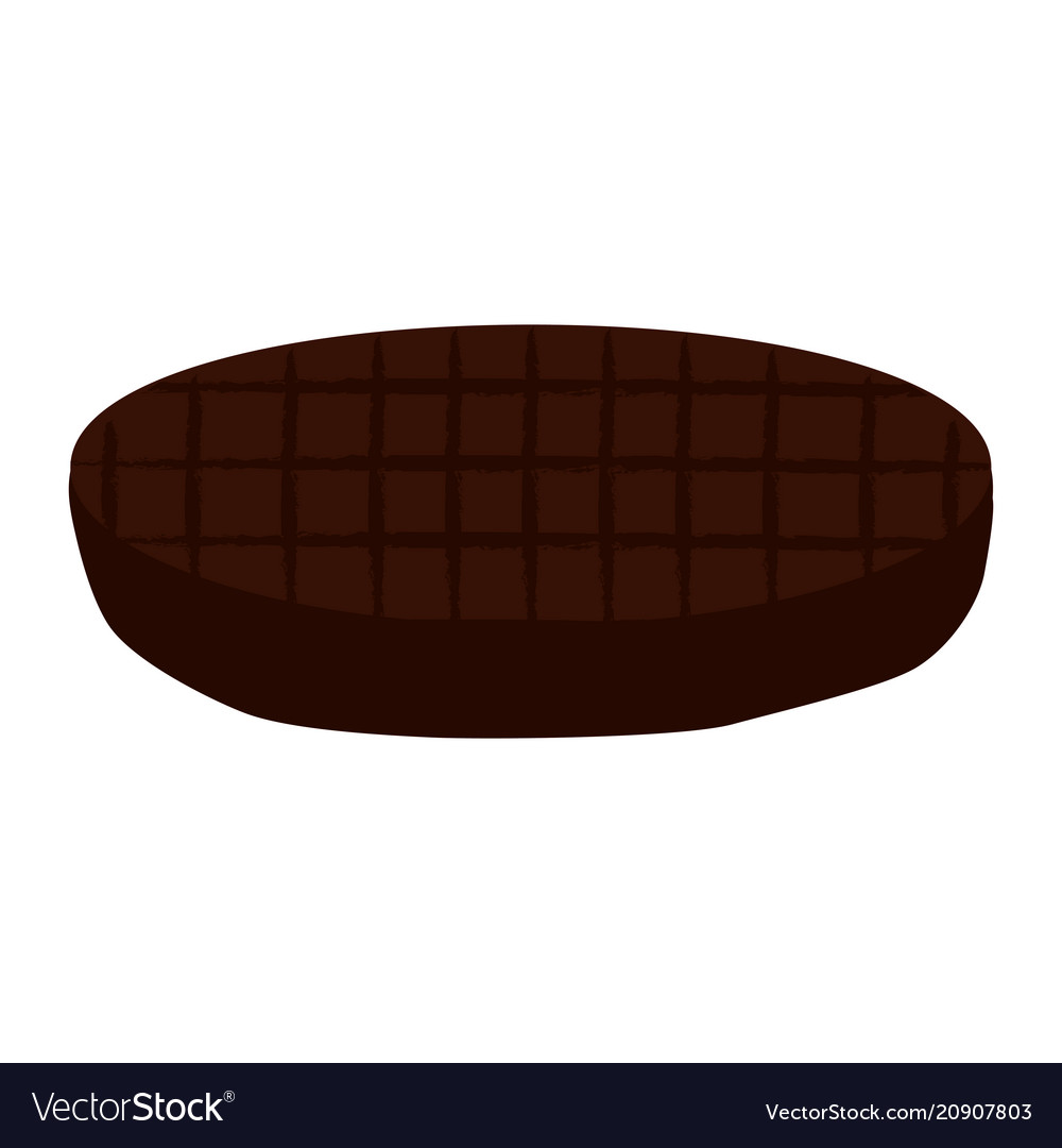 Abstract burger object vector image Abstract burger object