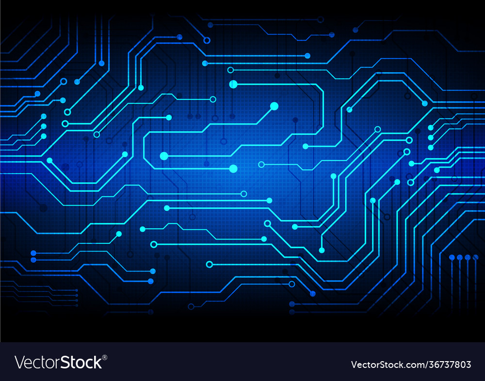 Circuit technology background with hi-tech digital vector image Circuit technology background with hi-tech digital
