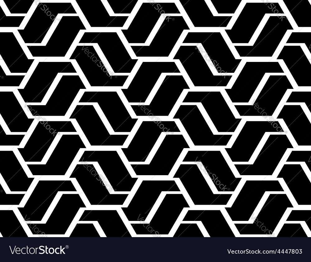 Design seamless monochrome zigzag pattern