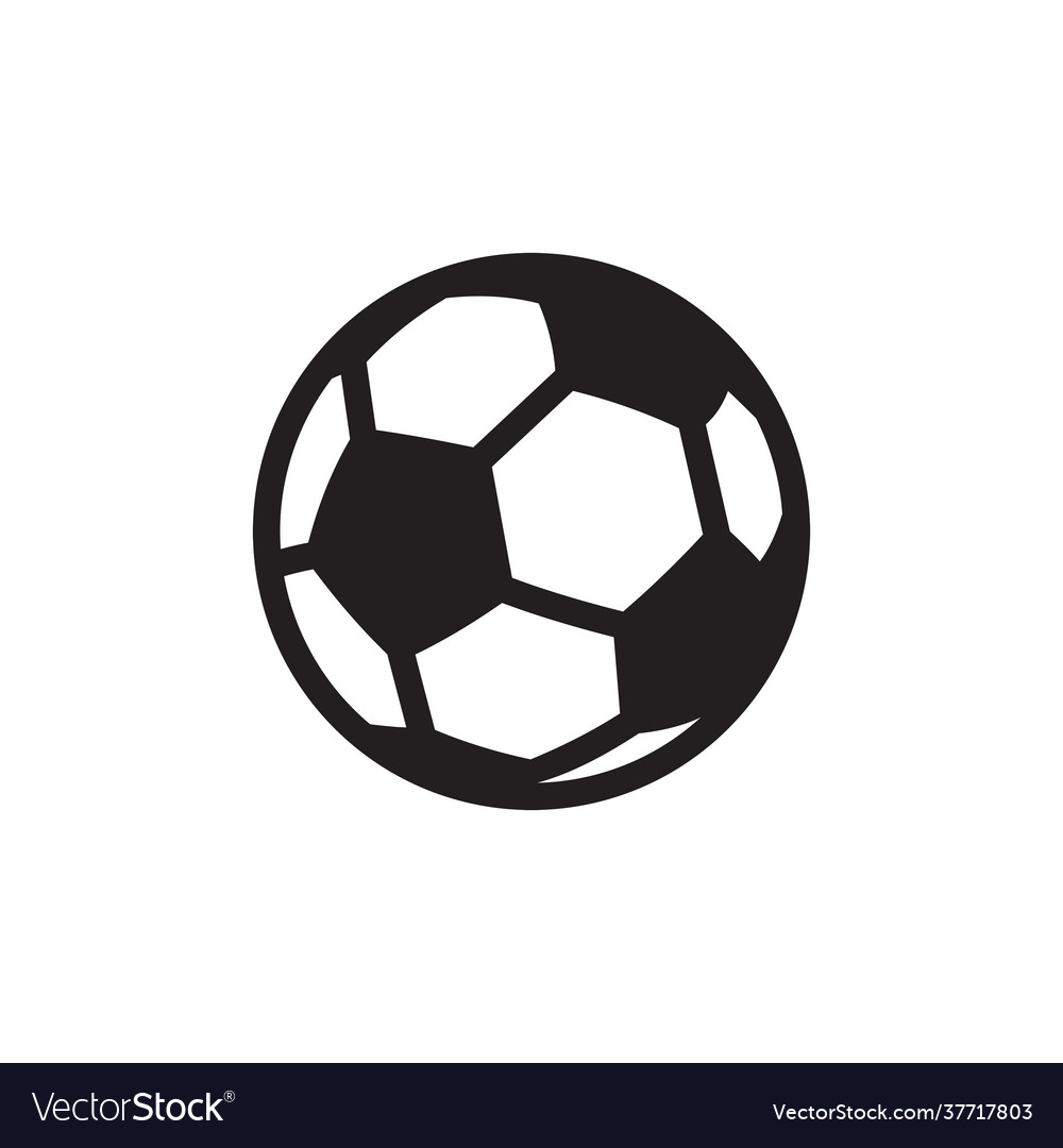 Football ball Royalty Free Vector Image - VectorStock