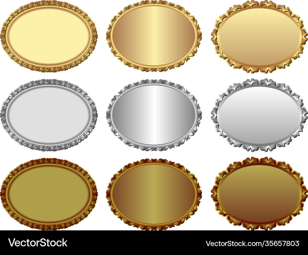 Isolated medals Royalty Free Vector Image - VectorStock