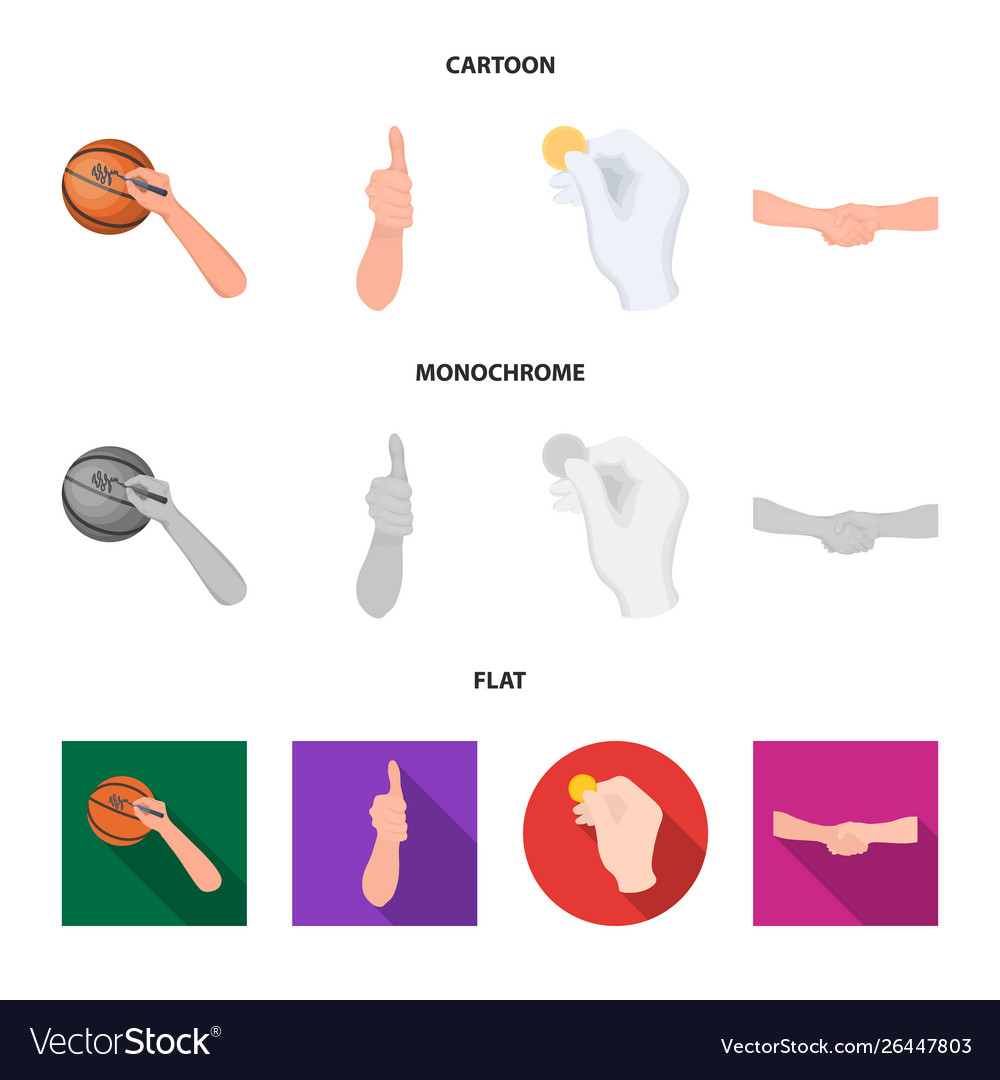 Isolated object animated and thumb icon set