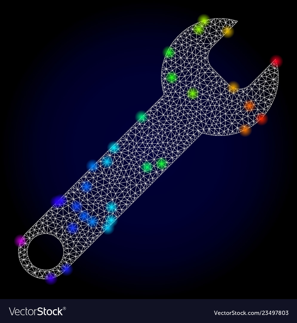 Polygonal mesh spanner with spectrum Vector Image Polygonal mesh spanner with spectrum