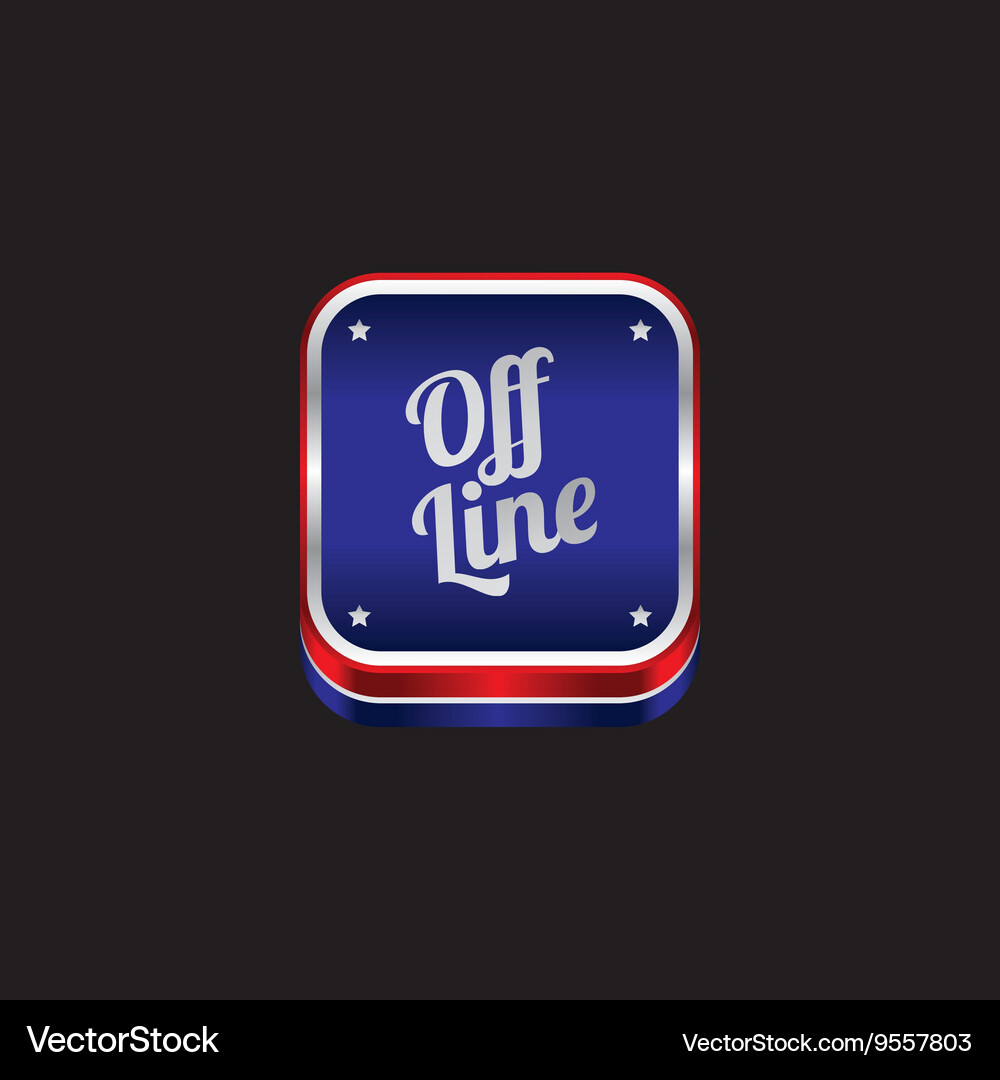 Website metal plate theme icon button Royalty Free Vector