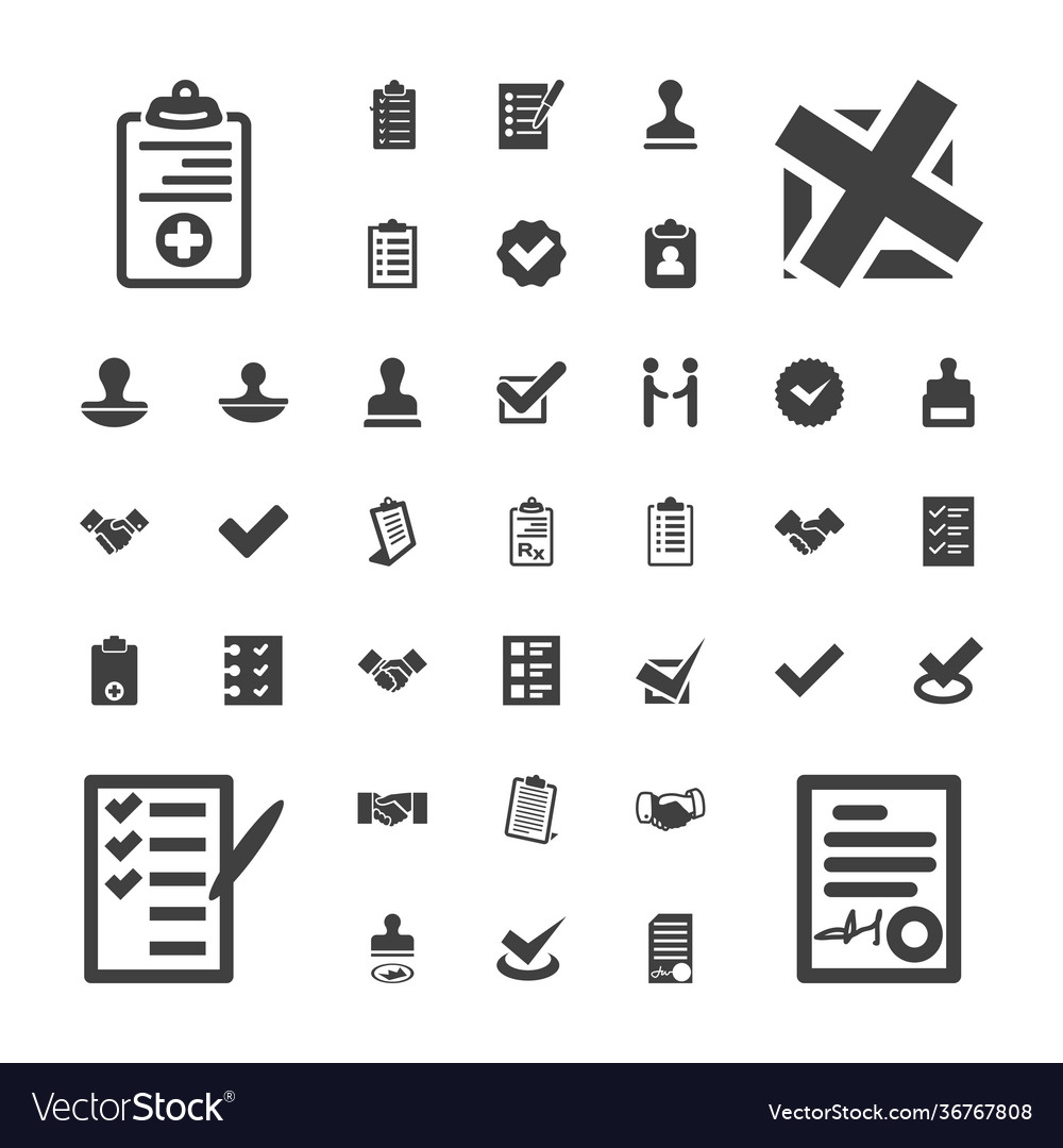 Agreement icons