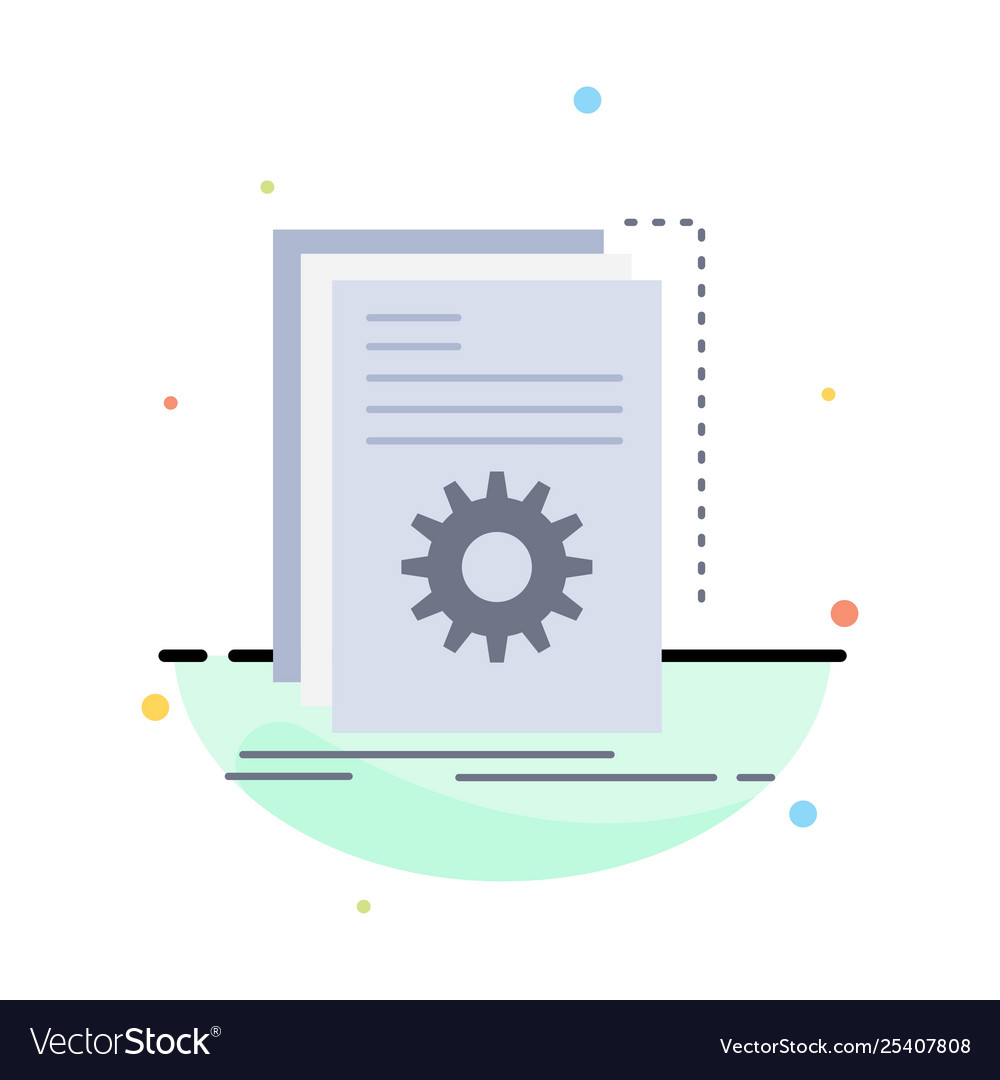App build developer program script flat color icon vector image App build developer program script flat color icon