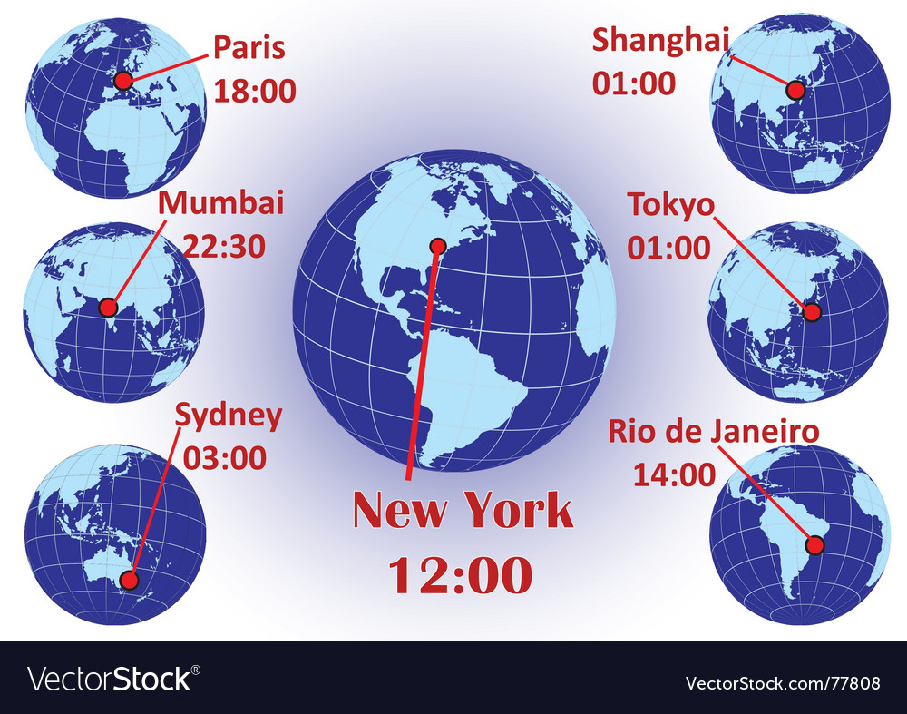 Time Zone Map World Globe Online UK Www ktc do