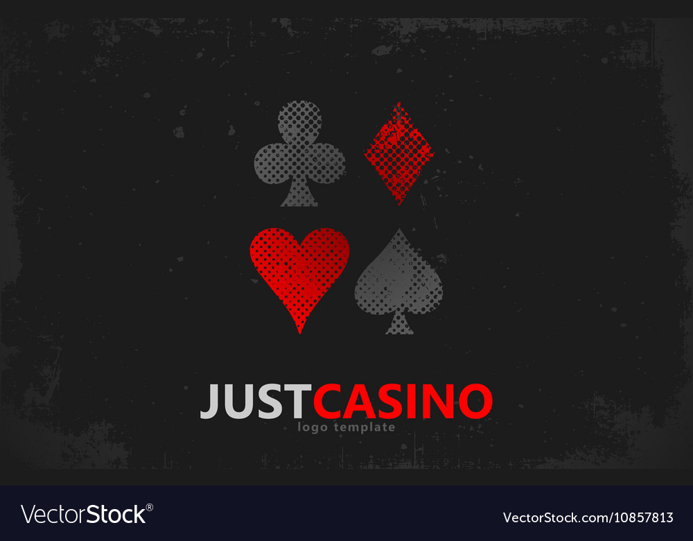 Casino logo icon poker cards game