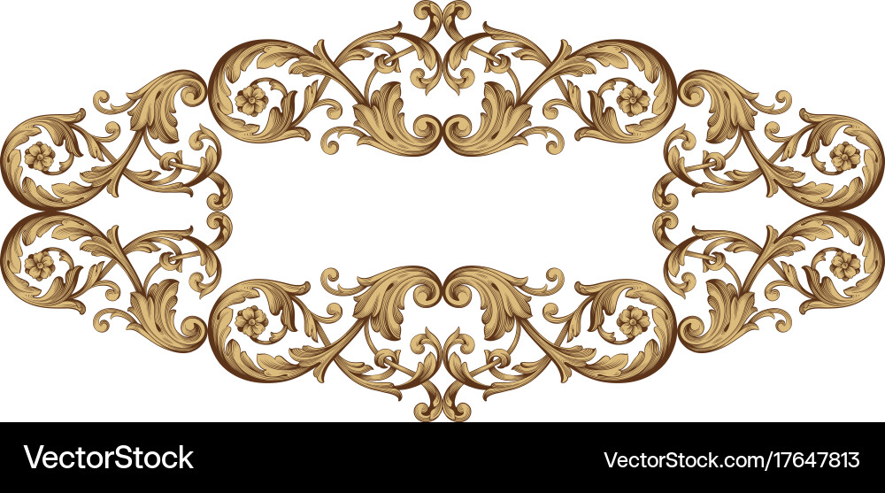 Classical baroque Royalty Free Vector Image - VectorStock