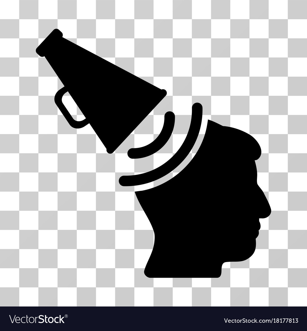 Propaganda megaphone icon Royalty Free Vector Image