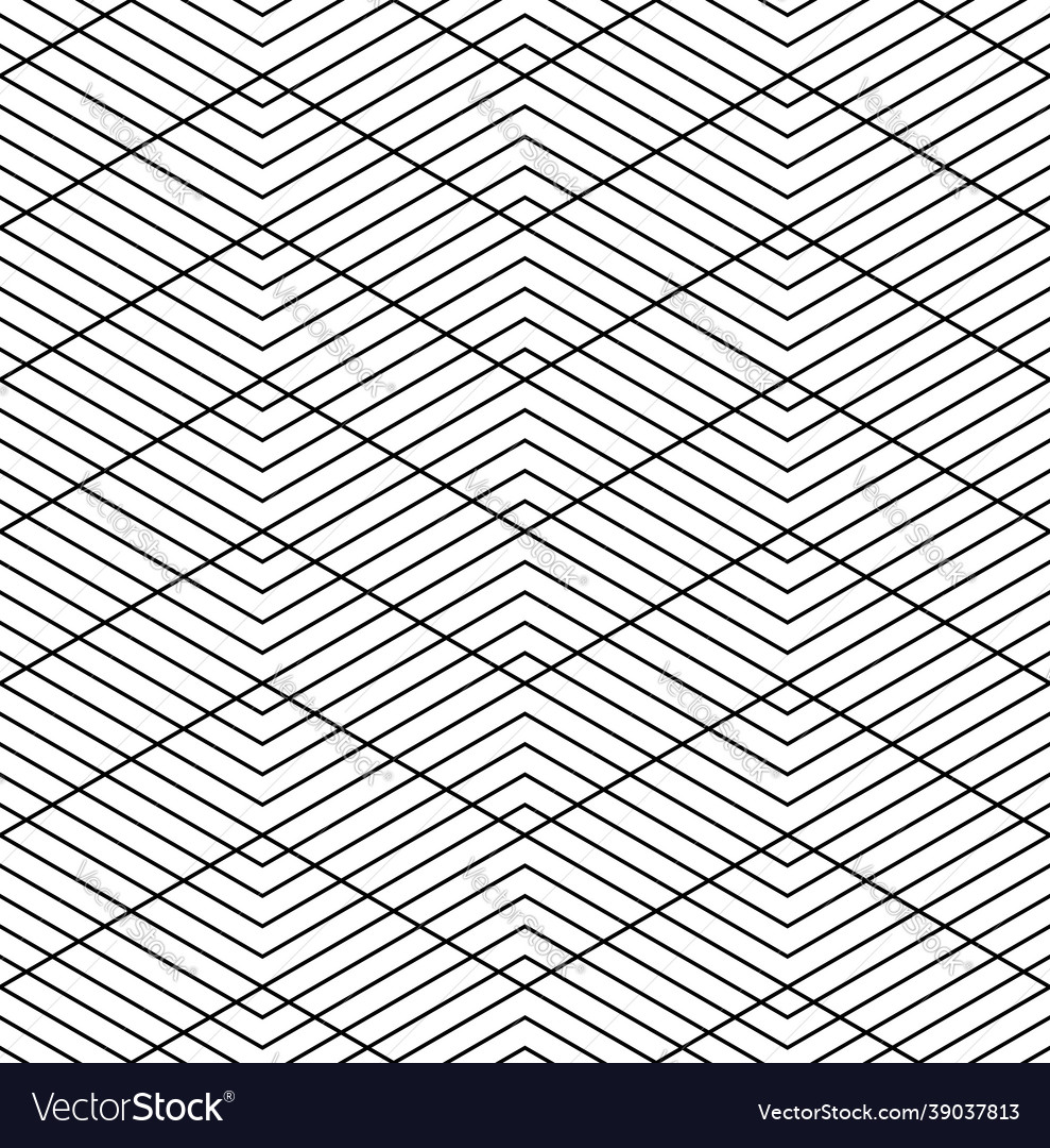 Seamless zig zag grid pattern