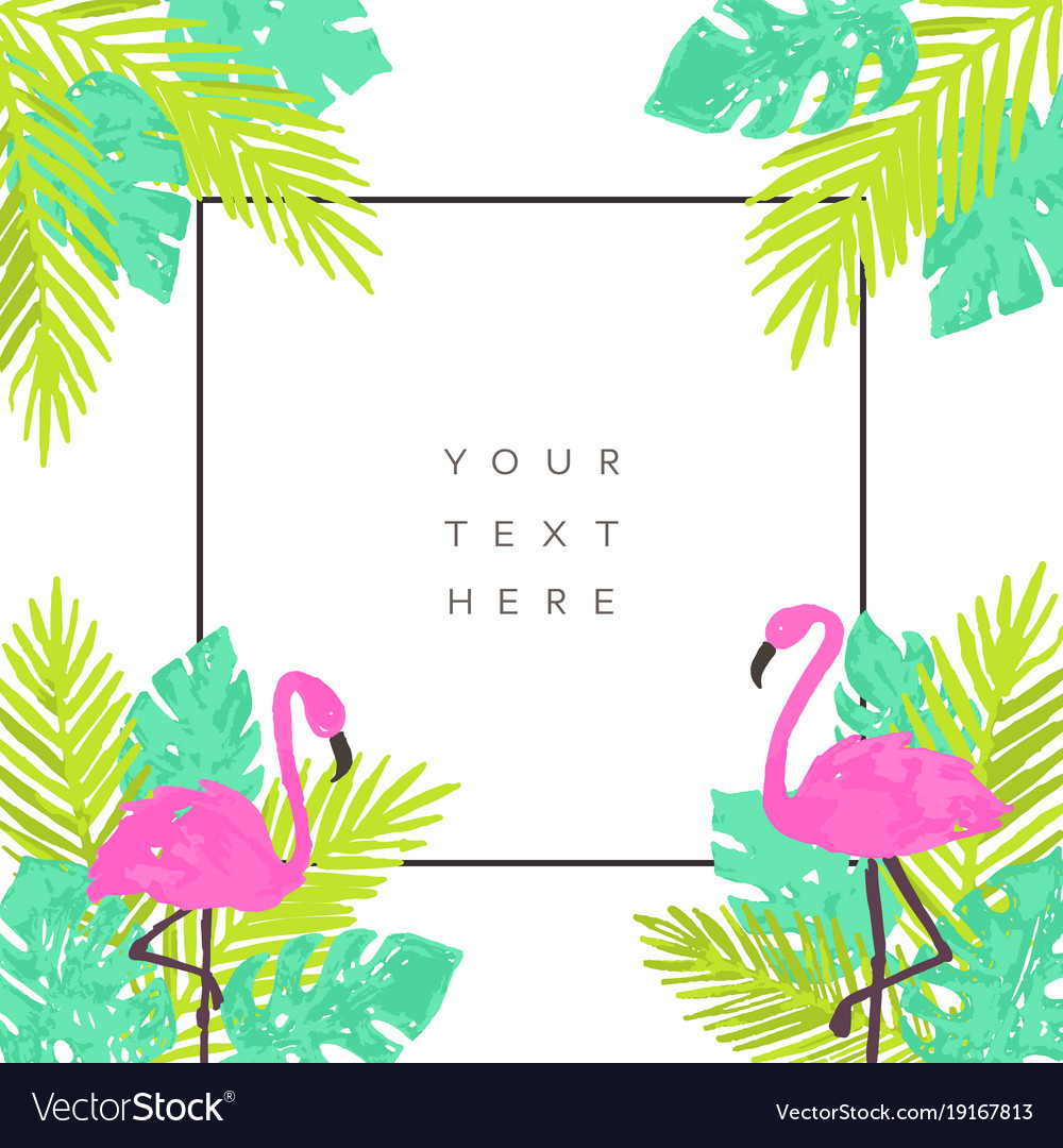 Download Summer tropical background design Royalty Free Vector Image