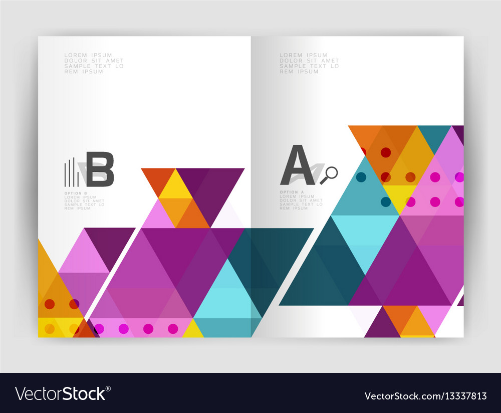 Triangle print template
