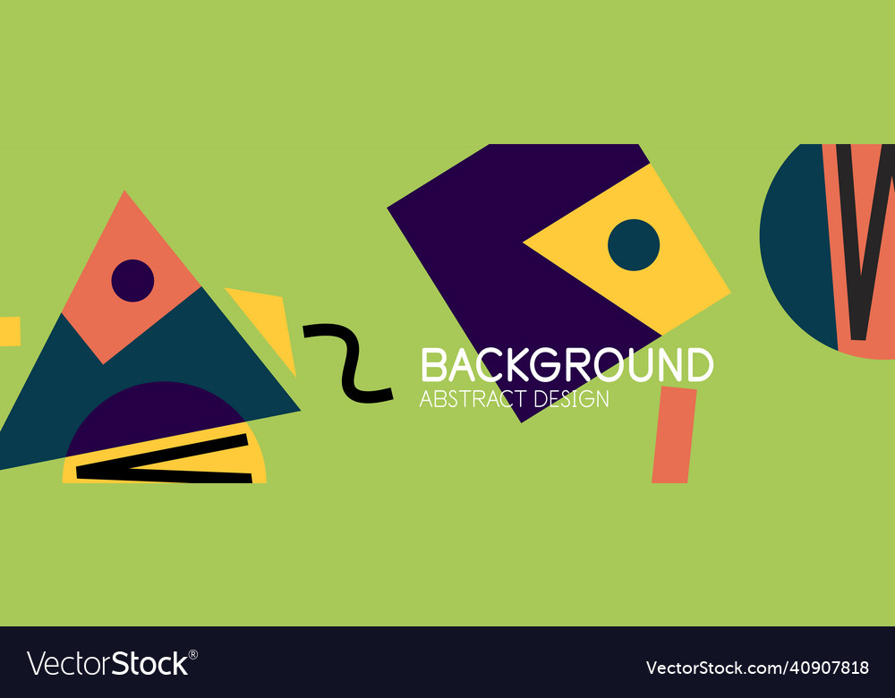 Abstract background with blocks lines geometric vector image Abstract background with blocks lines geometric