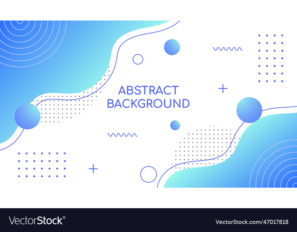 Abstract background with blue gradient wavy shape