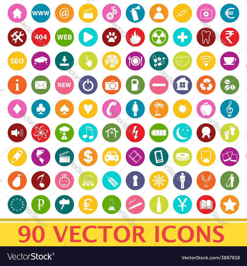 Big set Royalty Free Vector Image - VectorStock