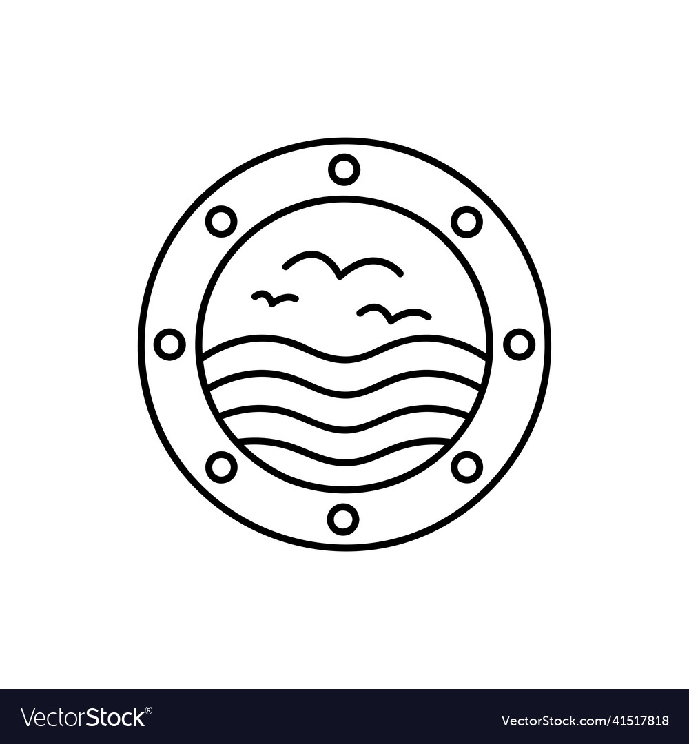 Boat Porthole Window Icon