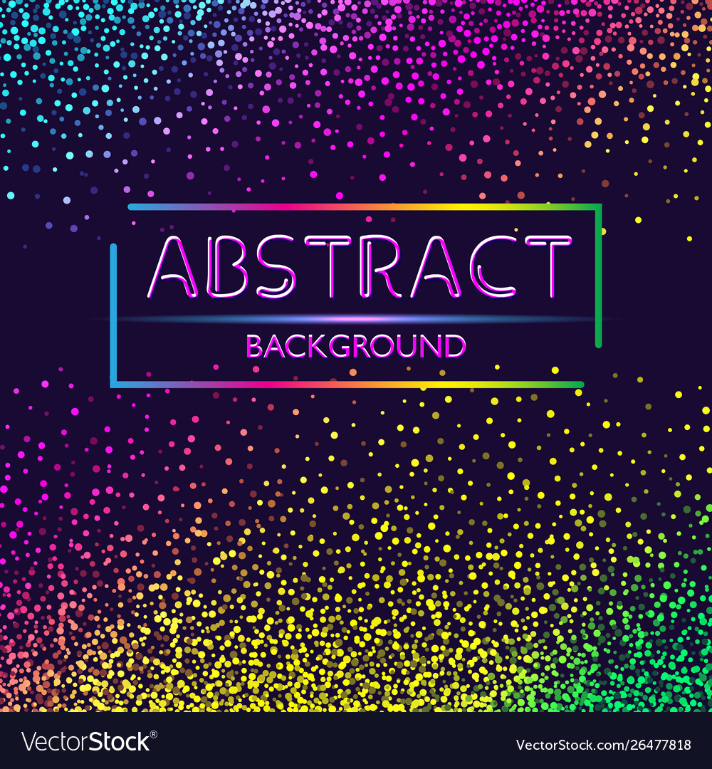 Dynamic abstract scattering particles background Vector Image Dynamic abstract scattering particles background