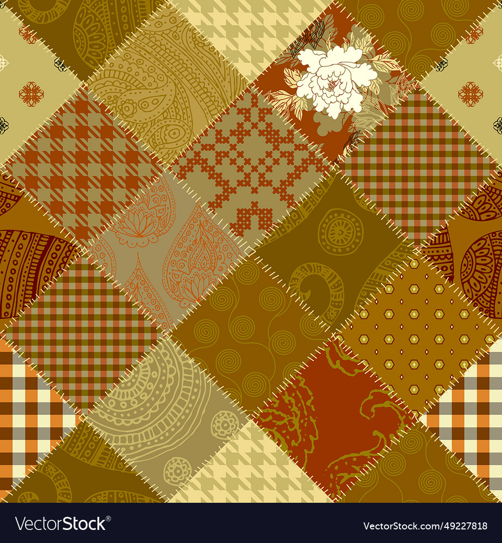 Geometric abstract pattern intersection patchwork vector image Geometric abstract pattern intersection patchwork