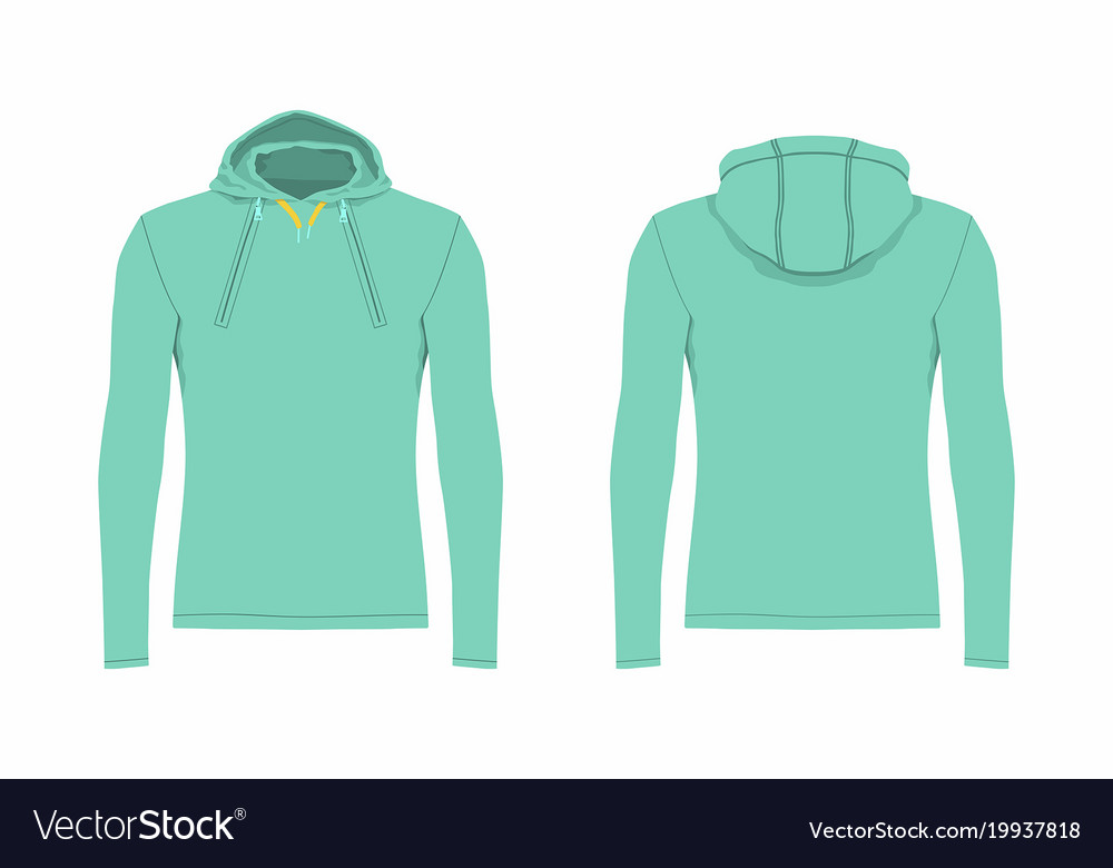 teal green hoodie