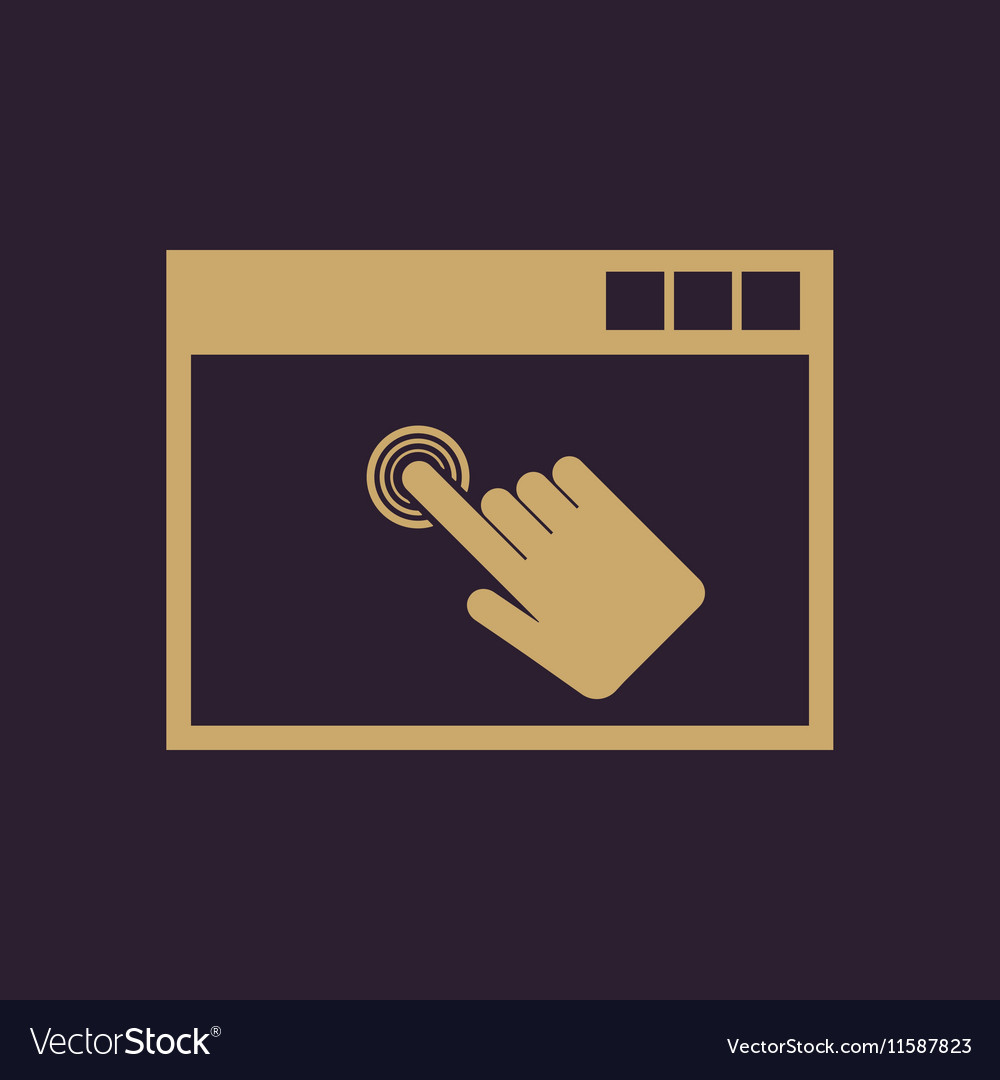 Click icon design symbol web