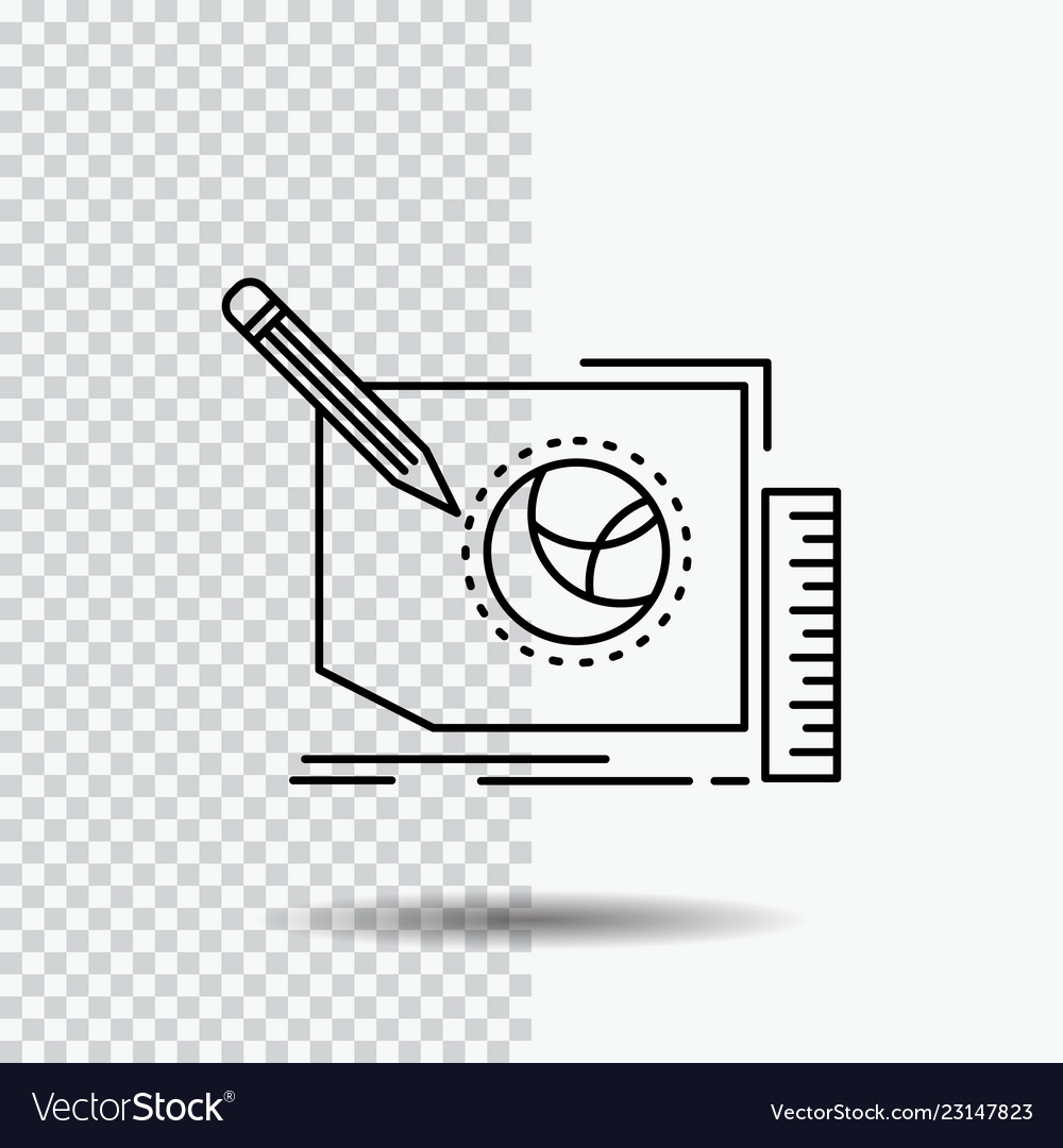 Content design frame page text line icon vector image Content design frame page text line icon