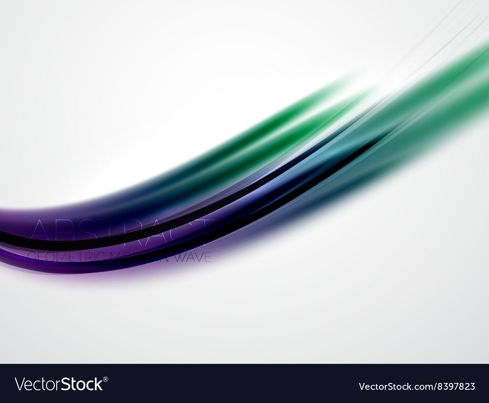 Modern curve stripes template