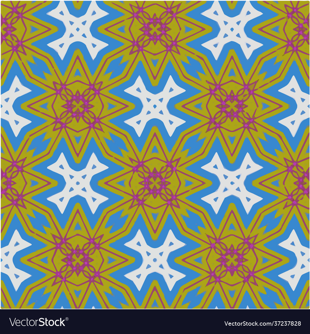 Geometric pattern with triangular elements Vector Image Geometric pattern with triangular elements