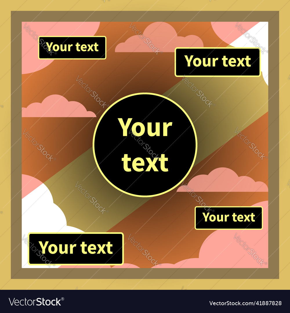 Graphic design layout template for any purpose vector image Graphic design layout template for any purpose