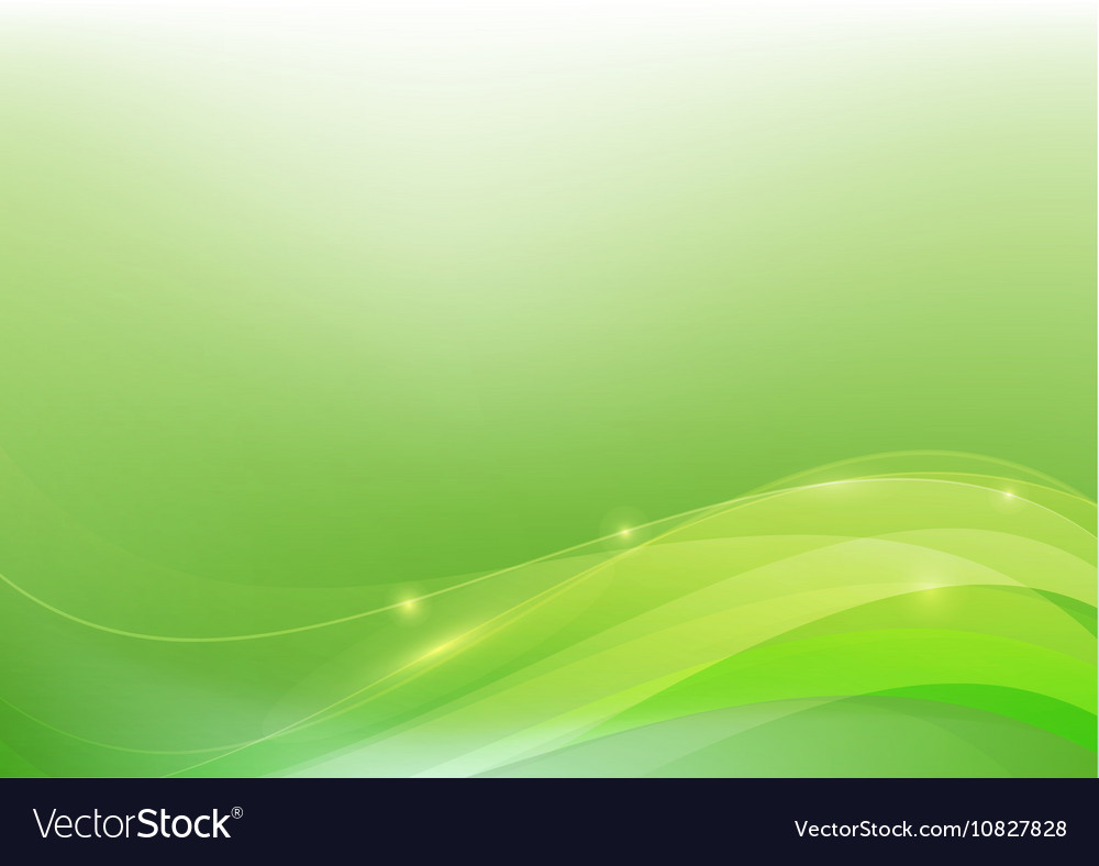 Green abstract background lighting curve and layer